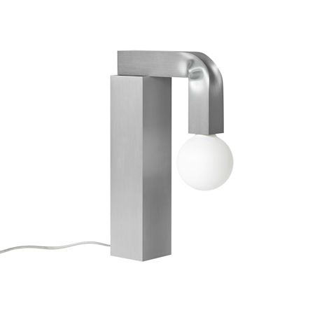 Knuckle Table Lamp (UK Plug), Brushed Aluminum