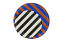 Stripe Tray Large, Terracotta / Cobalt, Art. no. 31049 (image 3)