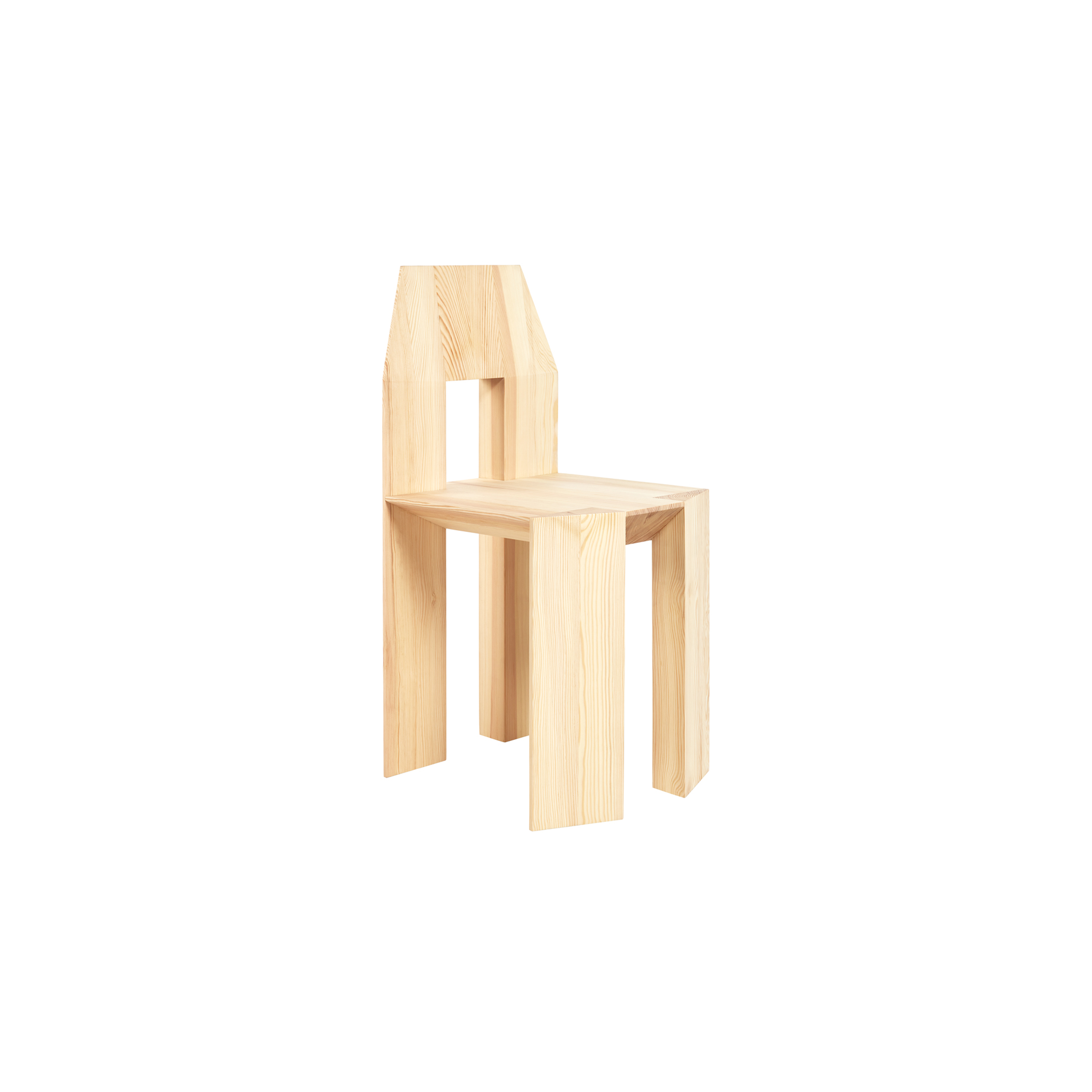 Min Chair, Lightly White Pigmented Pine, Art. no. 32045 (image 1)