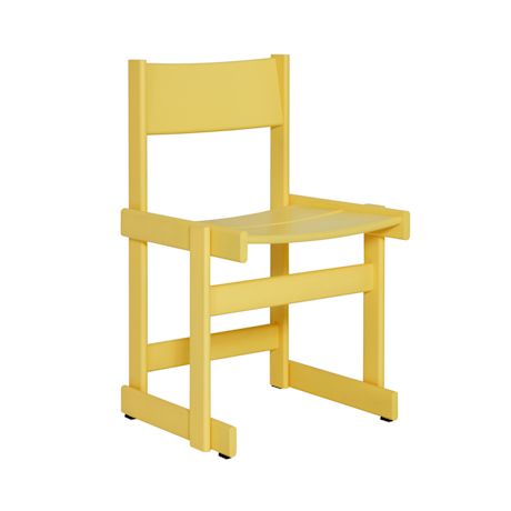 Bullnose Chair, Yellow
