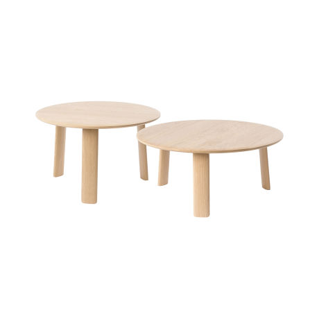 Alle Coffee Coffee Table Medium + Large, Natural Oak