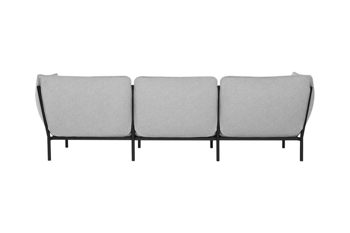 Kumo 3-seater Sofa with Armrests, Porcelain, Art. no. 30074 (image 2)