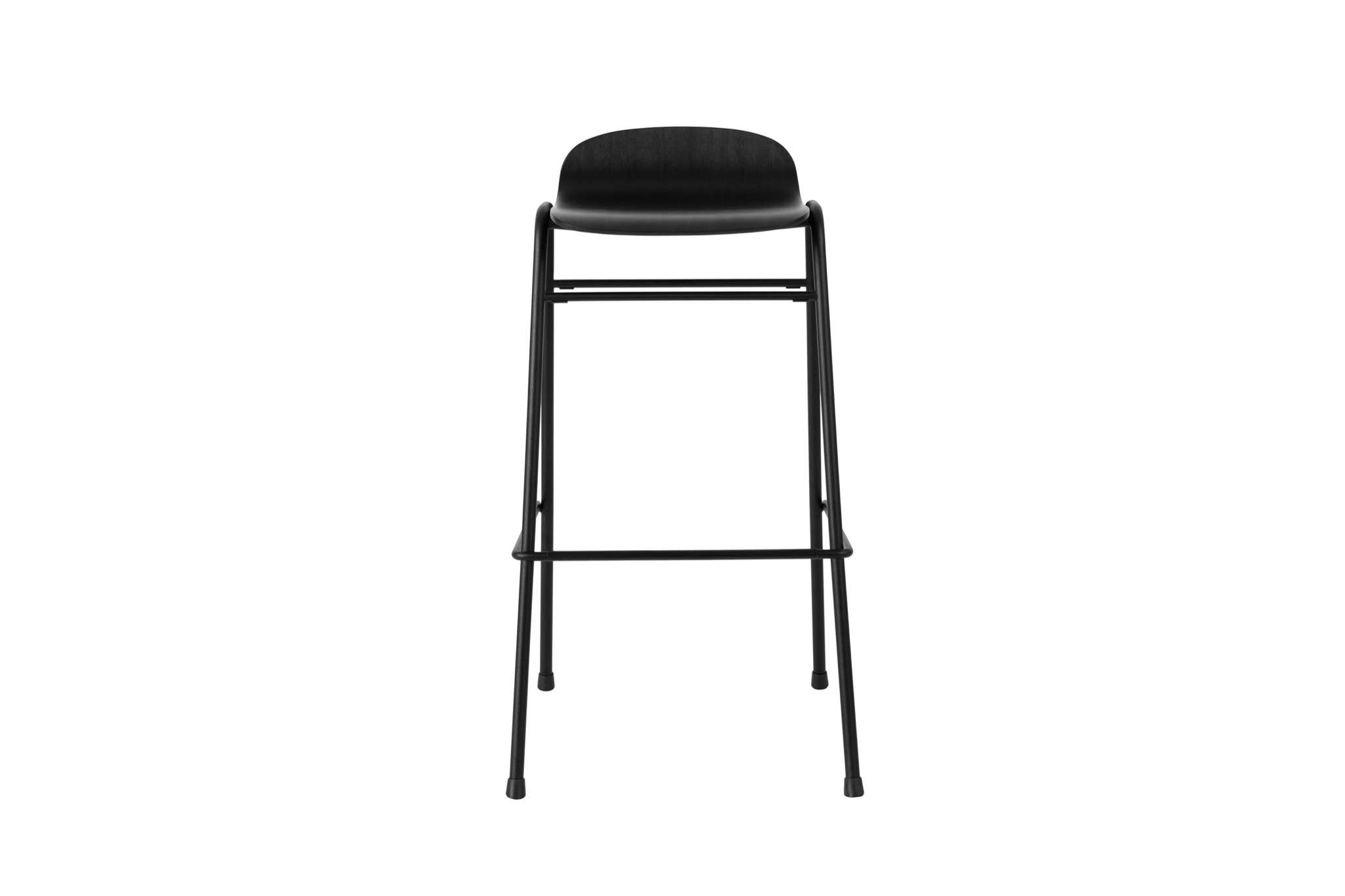 Touchwood Bar Stool, Black / Black — Hem