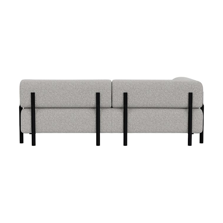 Palo 2-seater Sofa Chaise Left, Storr 612/Black, Art. no. 90779 (image 4)