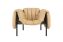 Puffy Lounge Chair, Sand Leather / Black Grey, Art. no. 20196 (image 2)