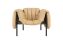Puffy Lounge Chair, Sand Leather / Black Grey (UK), Art. no. 20642 (image 2)
