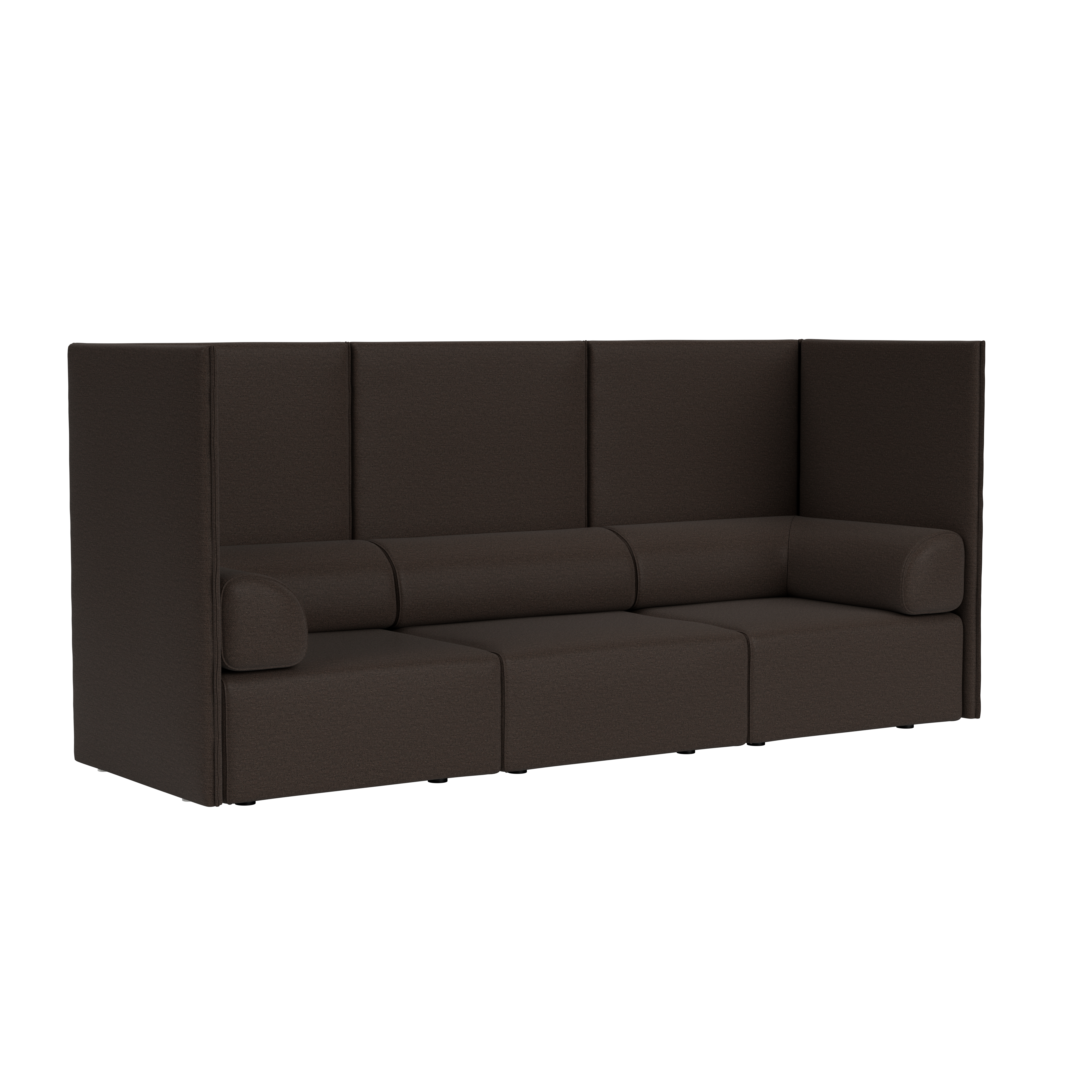 3-seater Sofa High Back with Armrests