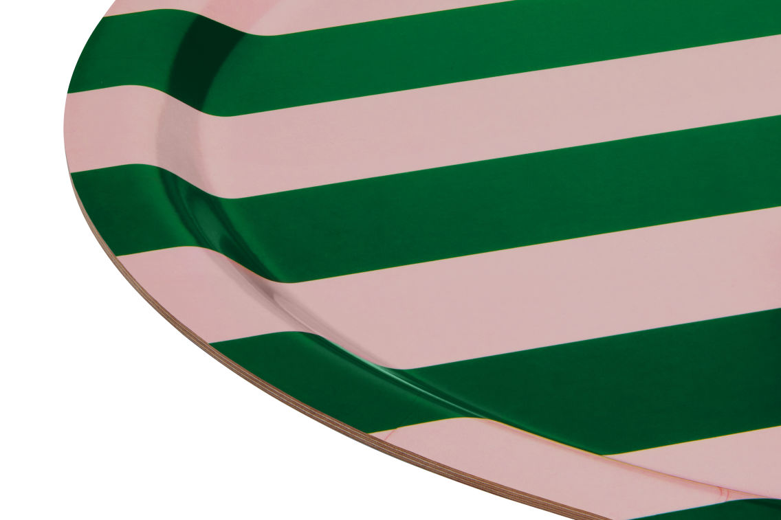 Stripe Tray Medium, Pink / Emerald, Art. no. 31046 (image 2)