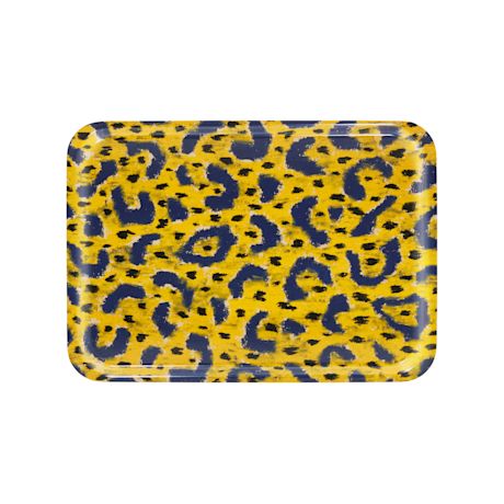 Monster Rectangular Tray Medium, Ochre Yellow / Grey / Black