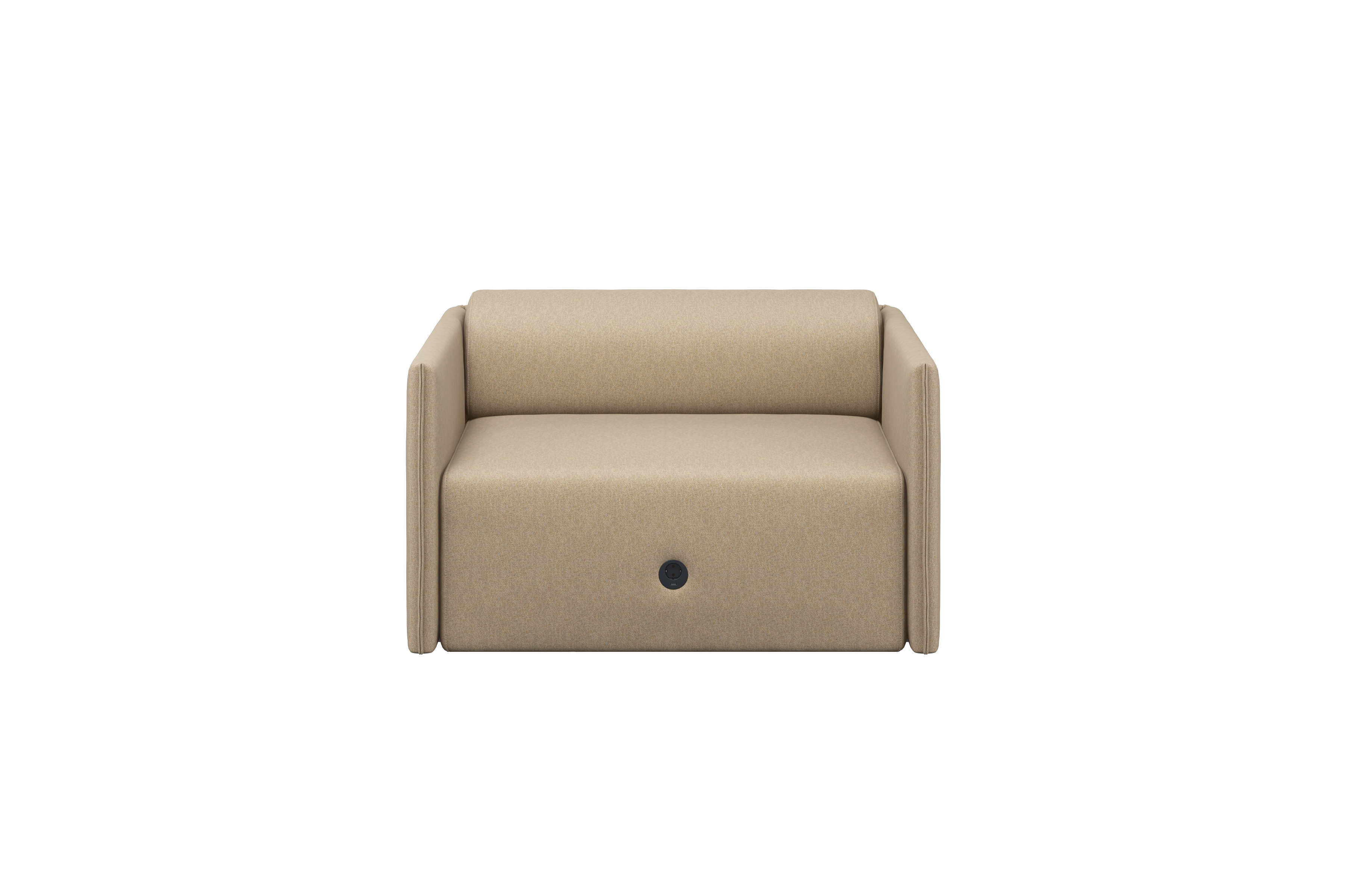 Palo Block Single-seater Low Back, Beige, Art. no. 31416 (image 3)