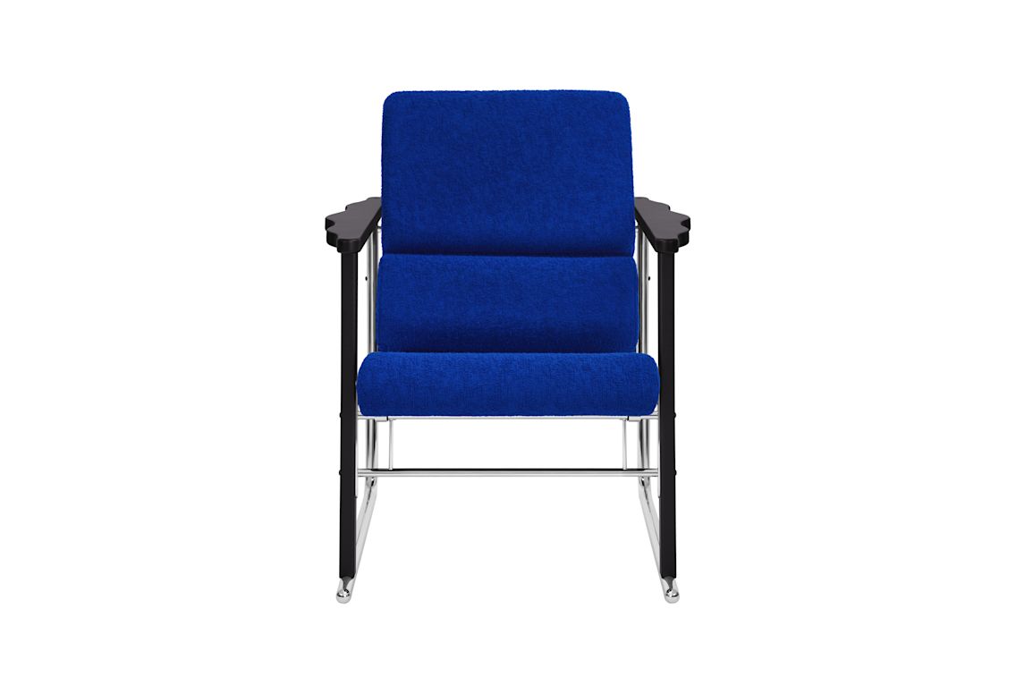 Experiment Lounge Chair, 502 / Black / Ultramarine, Art. no. 30944 (image 2)