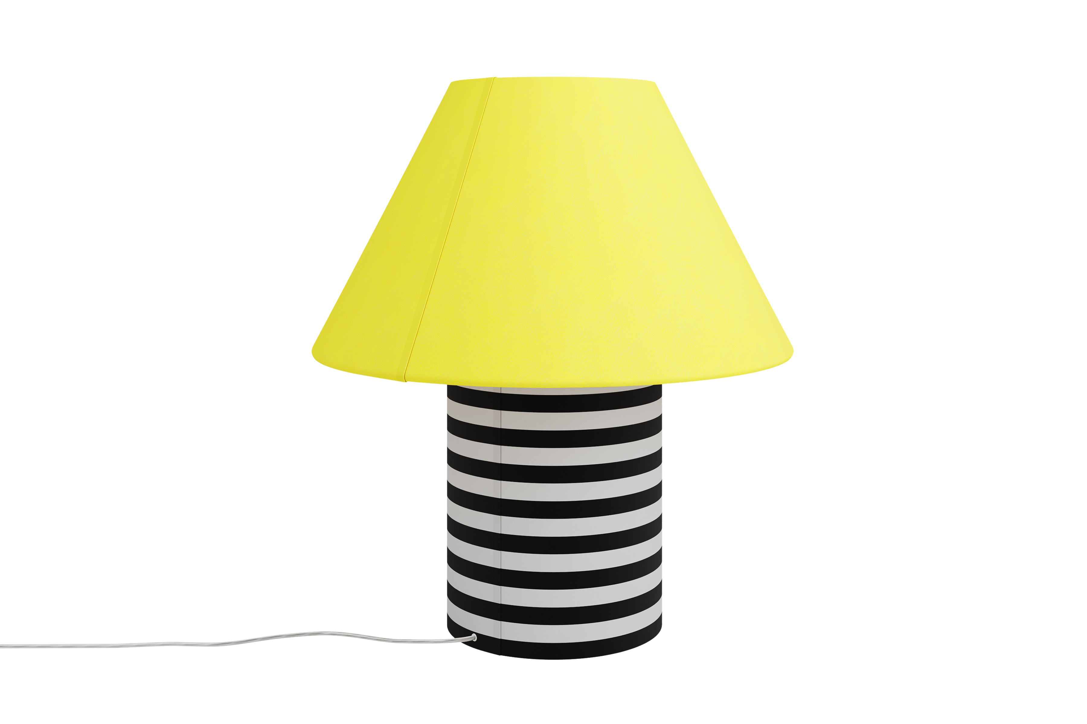 Toto Table Lamp Large, Wax Yellow / Black & White H Stripe (EU), Art. no. 31187 (image 3)