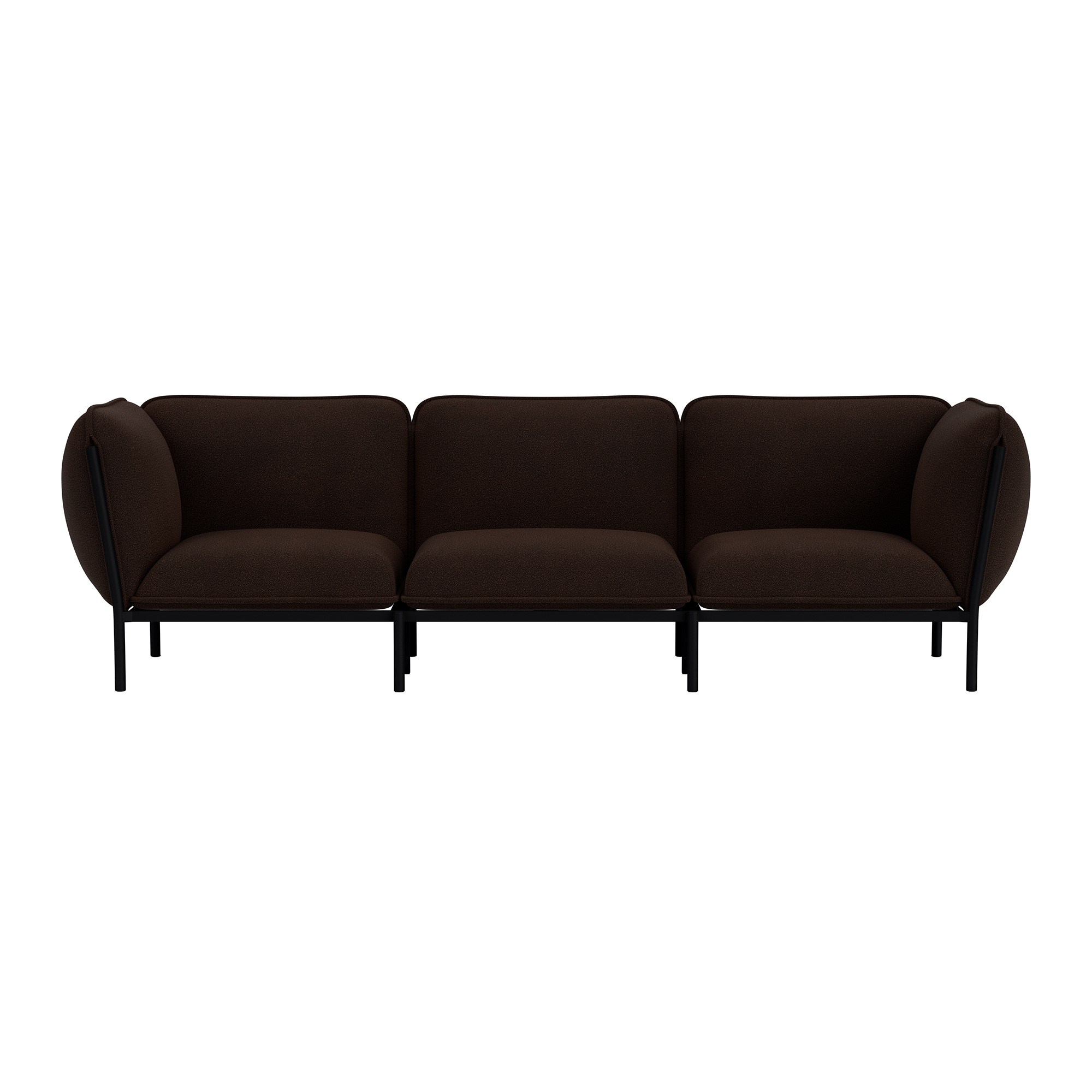 Kumo 3-seater Sofa with Armrests, Sera Rosewood, Art. no. 95478 (image 2)