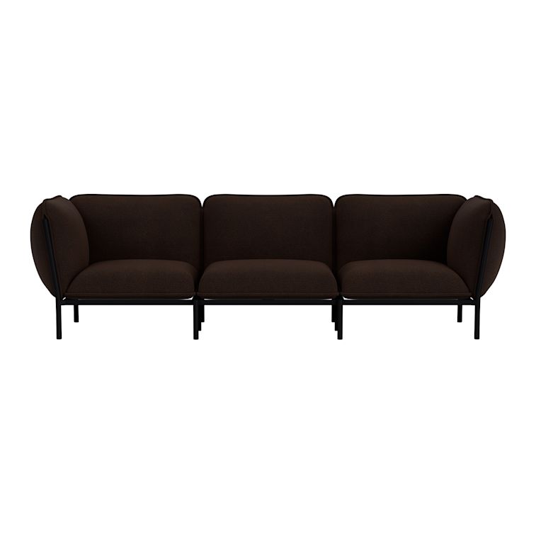 Kumo 3-seater Sofa with Armrests, Sera Rosewood, Art. no. 95478 (image 2)