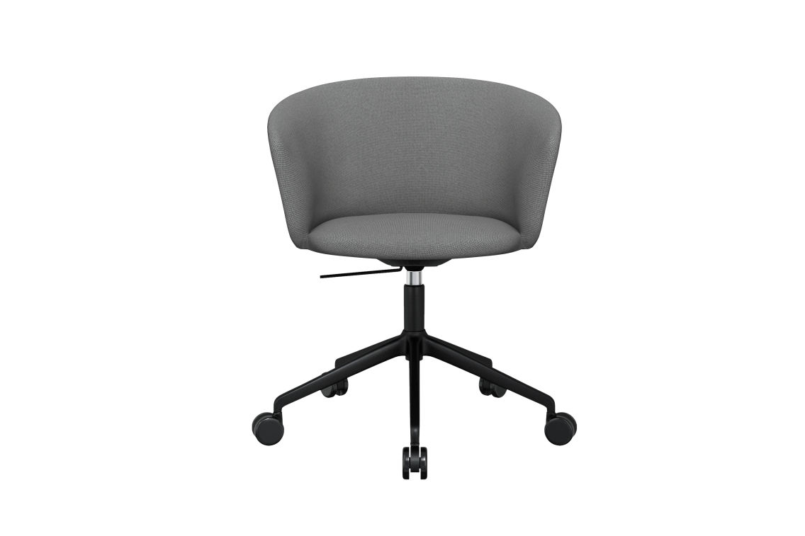 Kendo Swivel Chair 5-star Castors, Grey / Black, Art. no. 30969 (image 2)