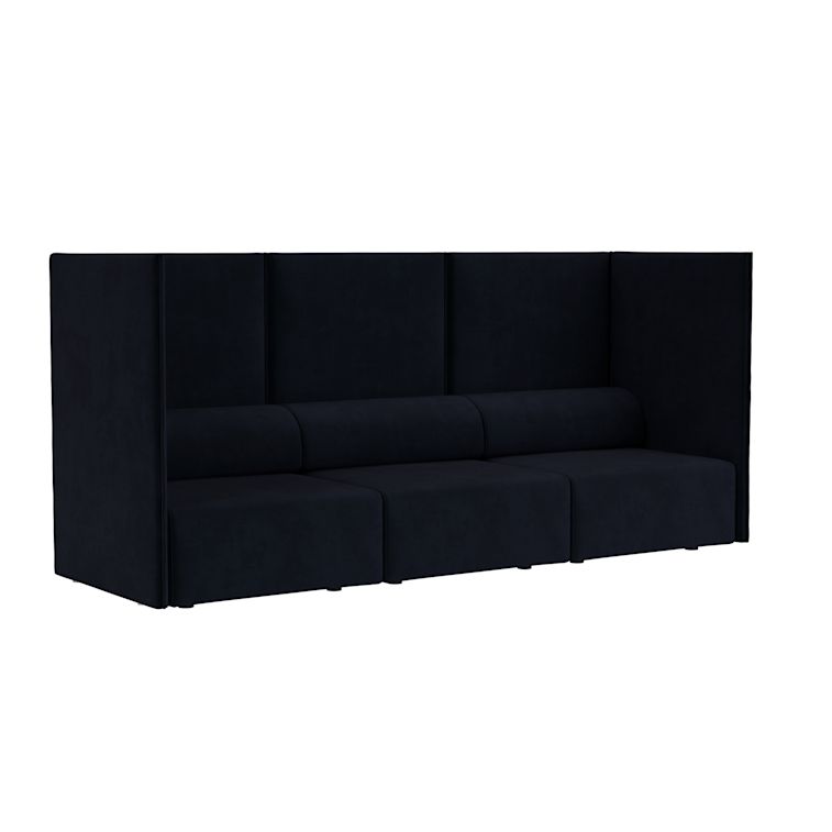 Palo Block 3-seater Sofa High Back, Velluto Coex VL30 (UK), Art. no. 31943 (image 1)