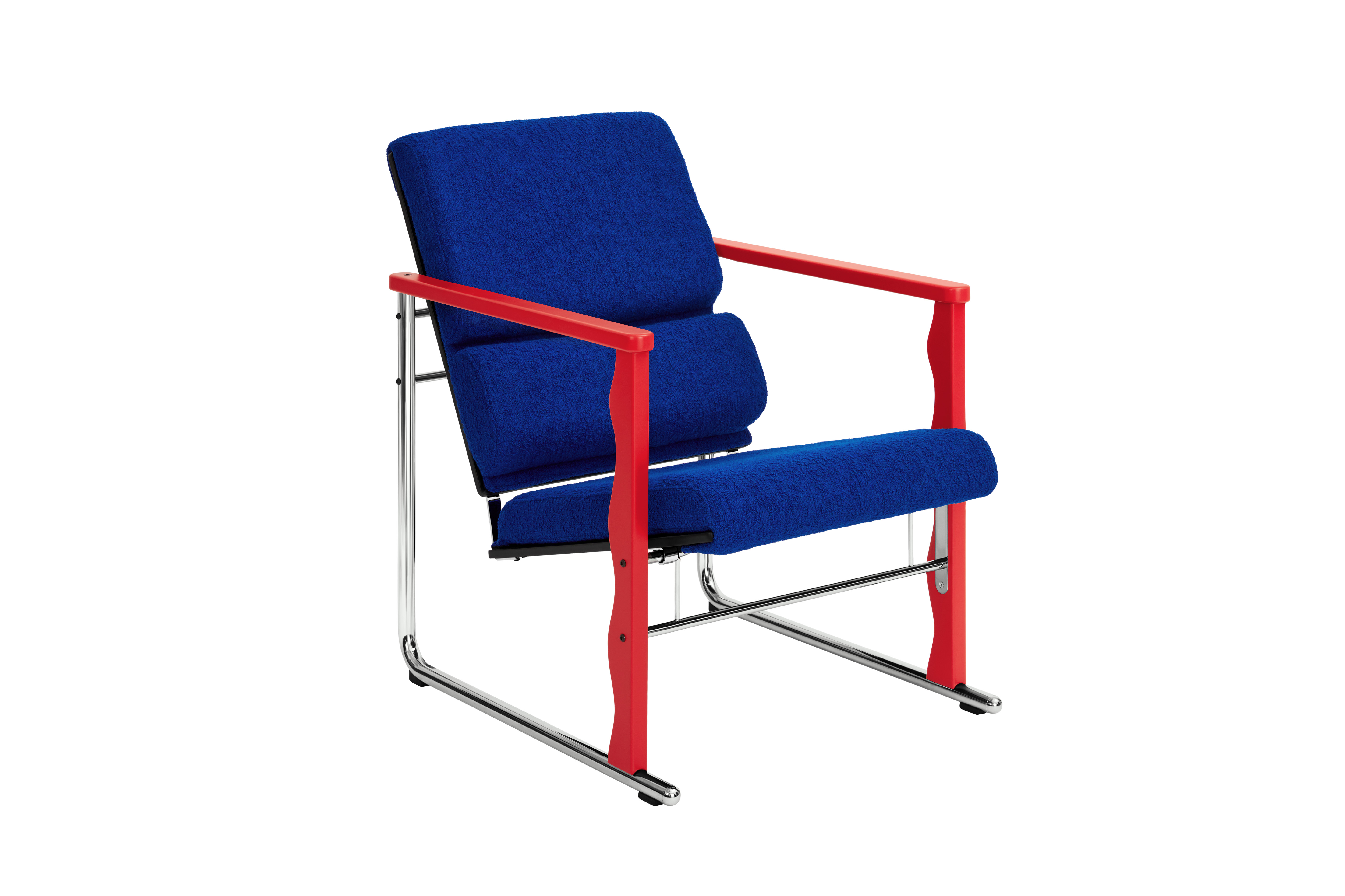 Experiment Lounge Chair, 503 / Red / Ultramarine, Art. no. 30952 (image 1)