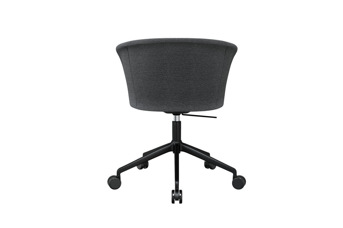 Kendo Swivel Chair 5-star Castors, Graphite / Black, Art. no. 20211 (image 4)