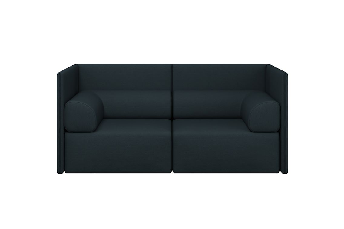 Palo Block 2-seater Sofa Medium Back with Armrests, Pine, Art. no. 31401 (image 1)