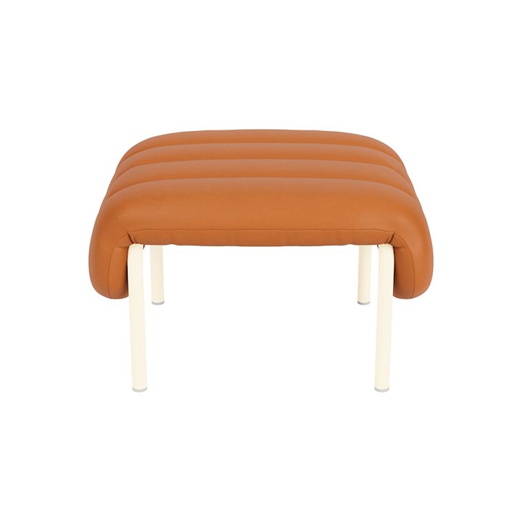 Puffy Ottoman, Elmosoft Leather 54035 / Cream, Art. no. 90142 (image 2)