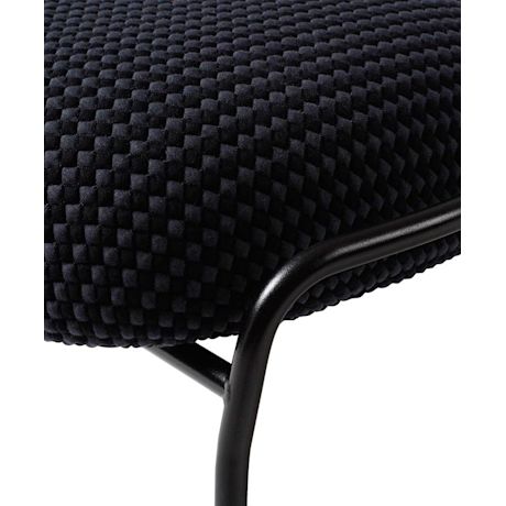 Hai Lounge Chair + Ottoman, Mosaic Charcoal