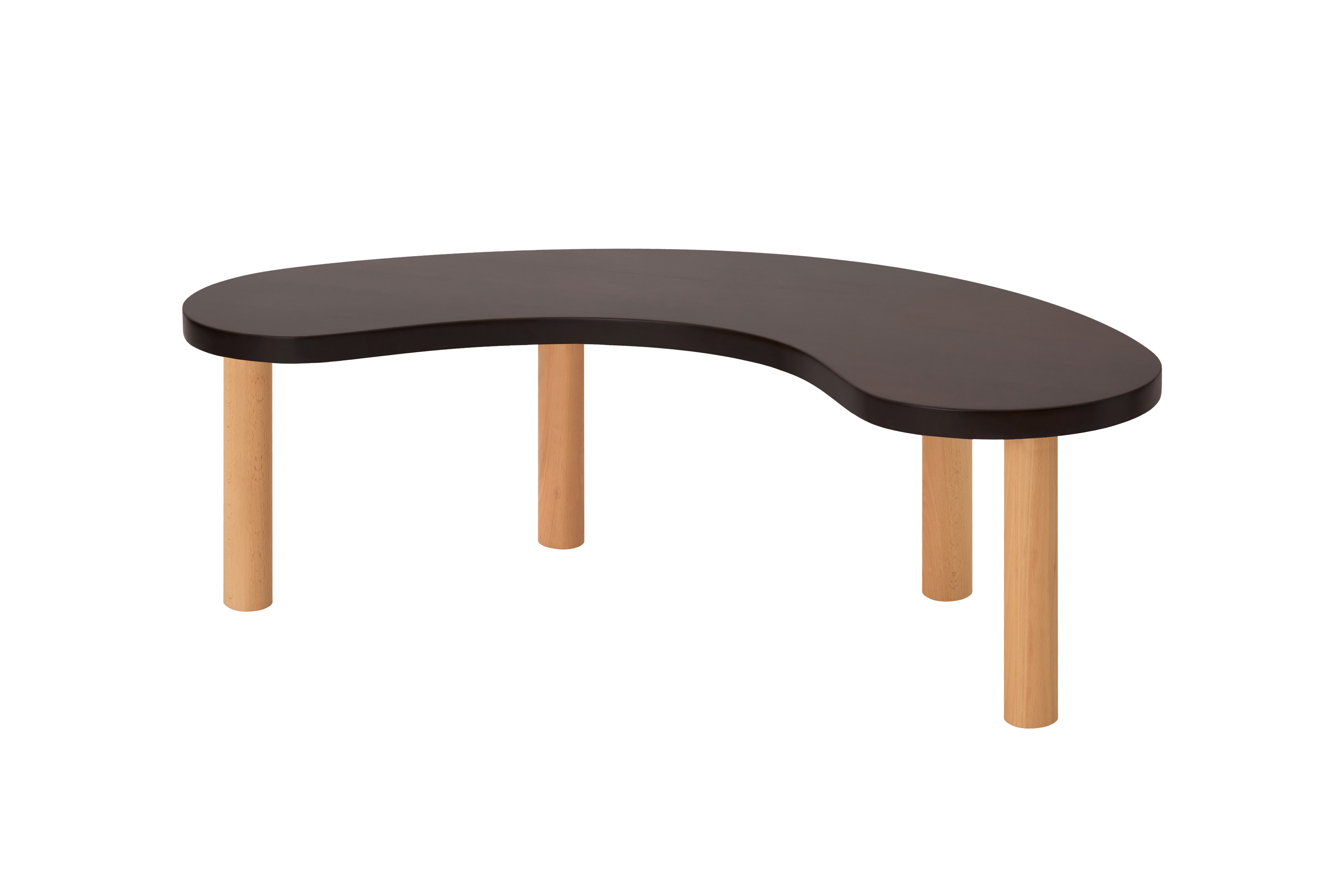 Worm Coffee Table Large, Brown/Beech, Art. no. 31375 (image 1)