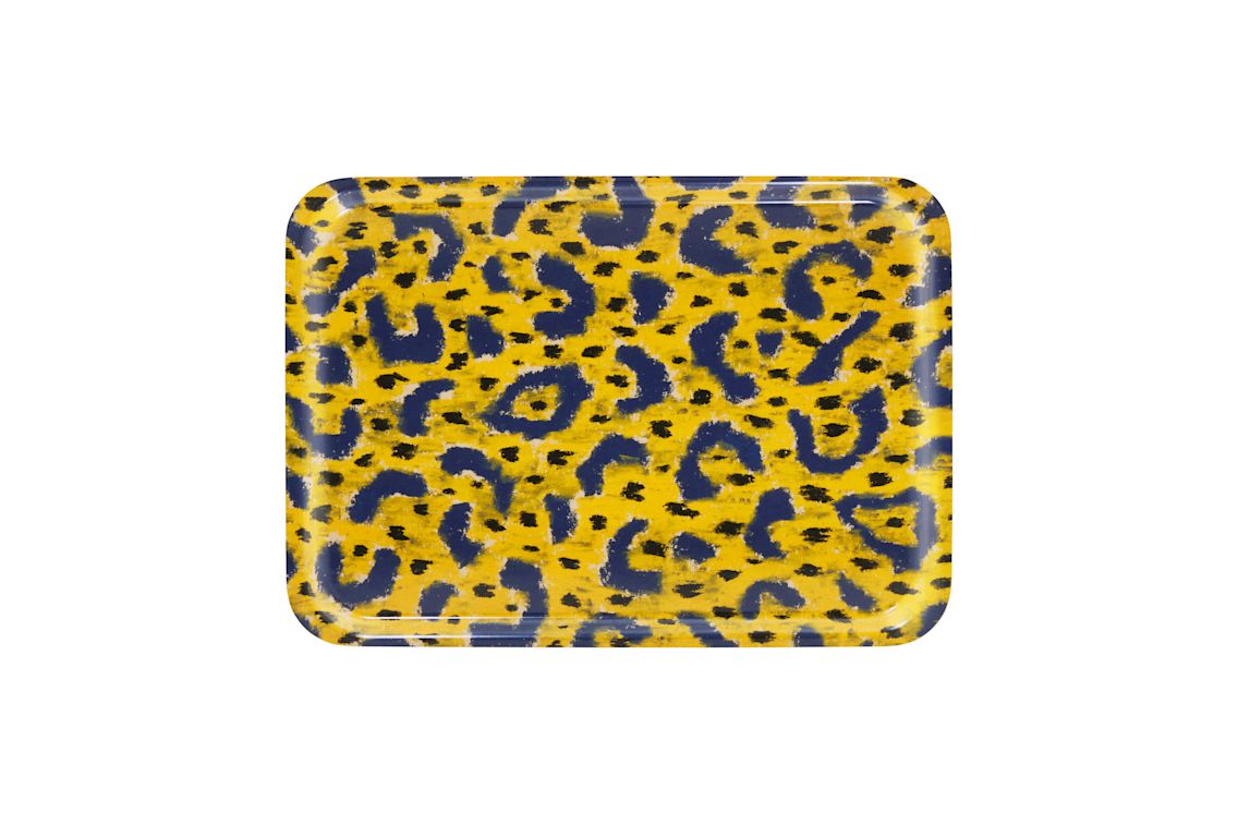Monster Rectangular Tray Medium, Ochre Yellow / Grey / Black, Art. no. 31432 (image 1)