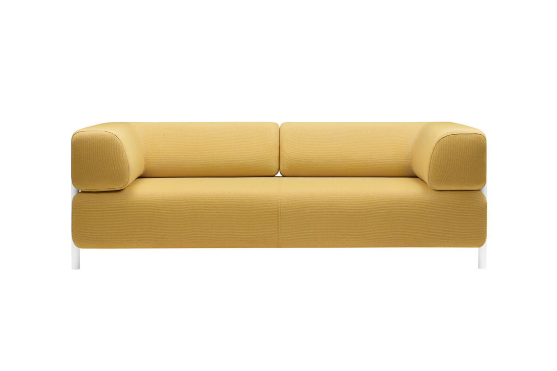 Palo 2-seater Sofa with Armrests, Yellow, Art. no. 20109 (image 1)