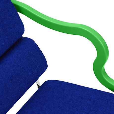 Experiment Lounge Chair, 501 / Green / Ultramarine