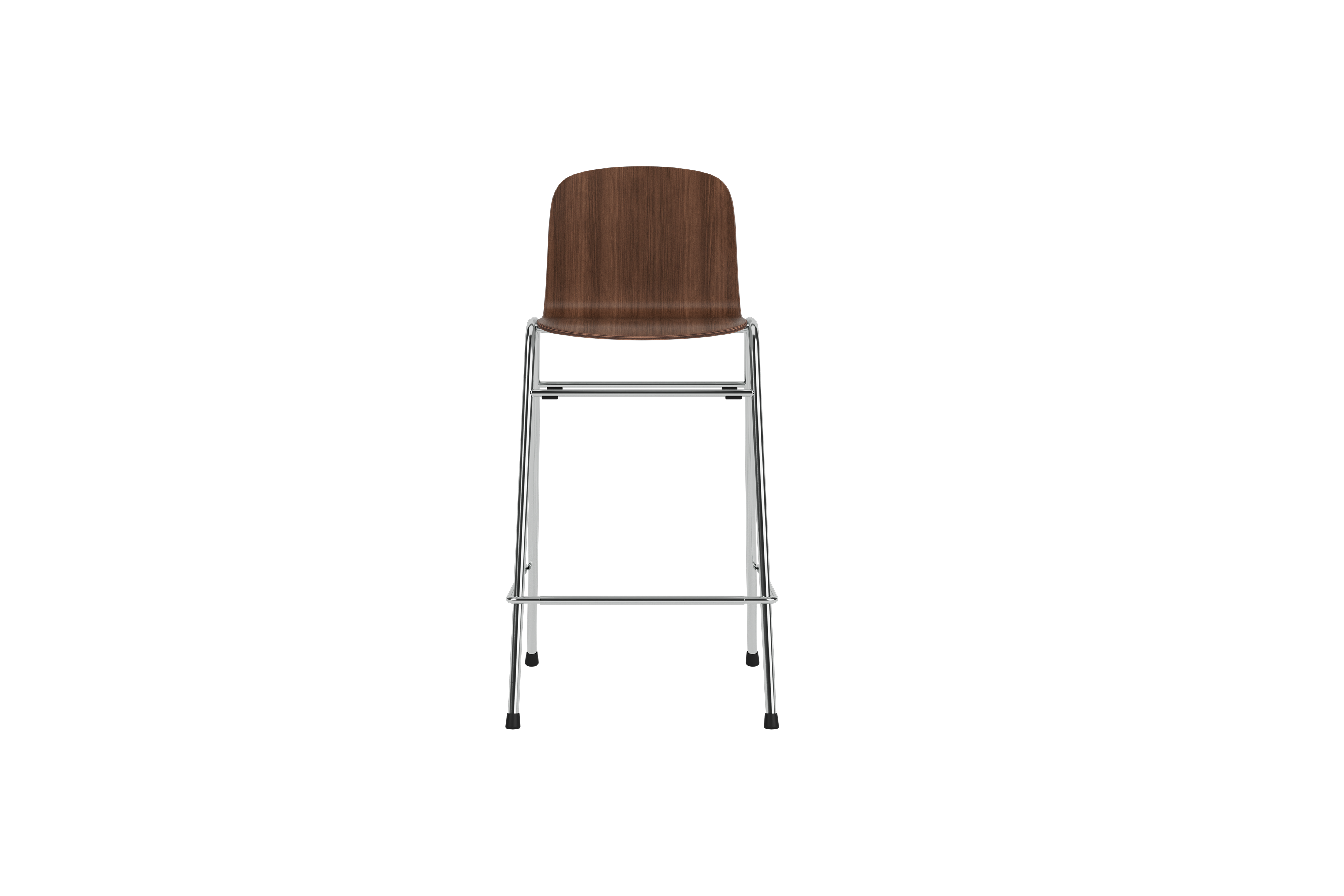 Touchwood Counter Chair, Walnut / Chrome, Art. no. 31639 (image 2)