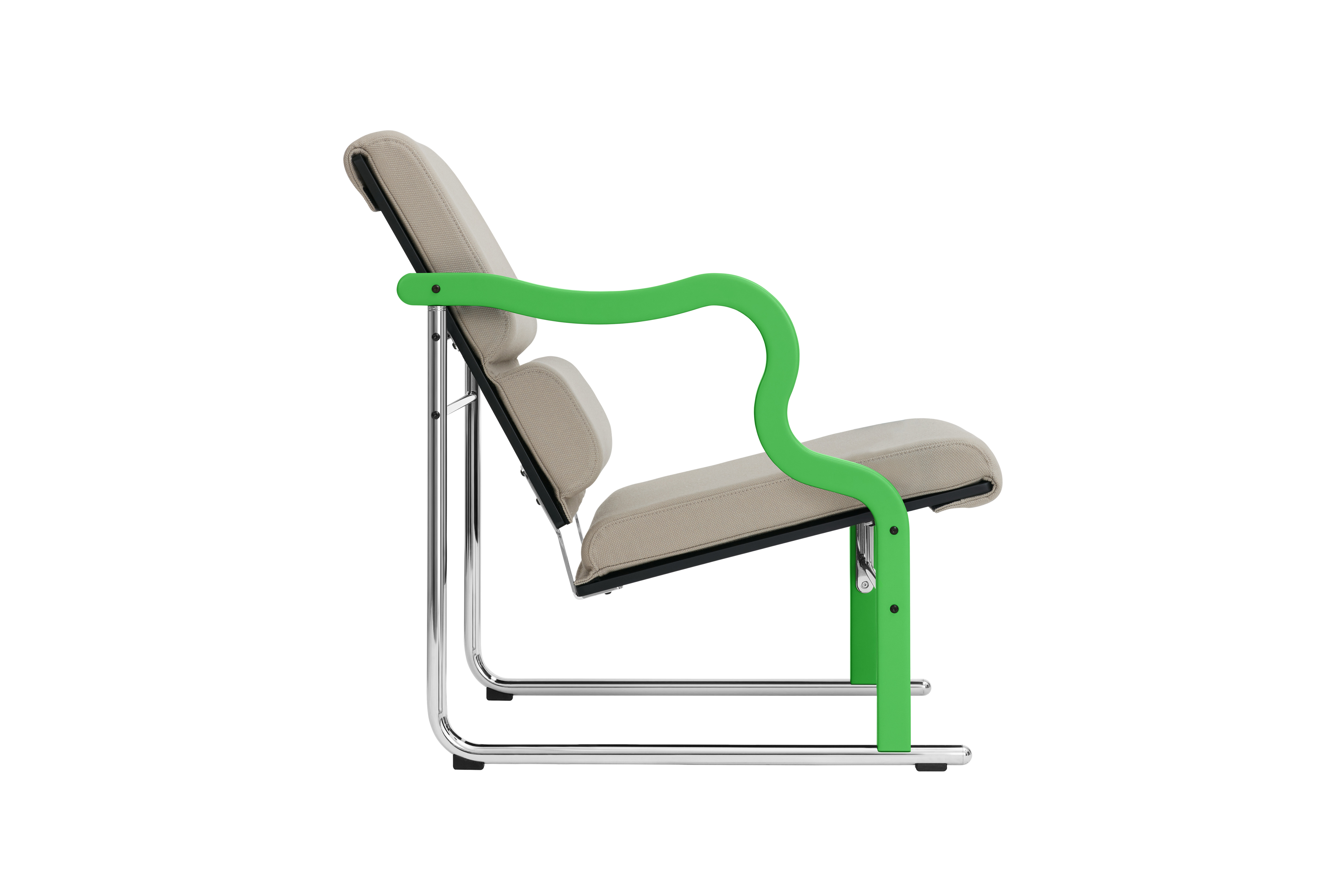 Experiment Lounge Chair, 501 / Green / Light Beige , Art. no. 30937 (image 3)