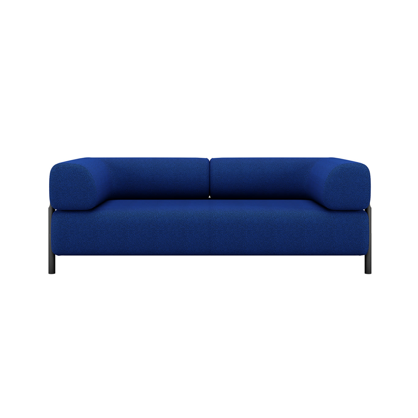 2-seater Sofa with Armrests, Cobalt