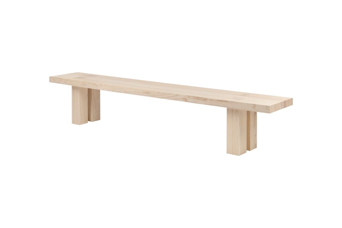Max Table + Benches 250 cm / 98.4 in, Ash, Art. no. 20454 (image 3)