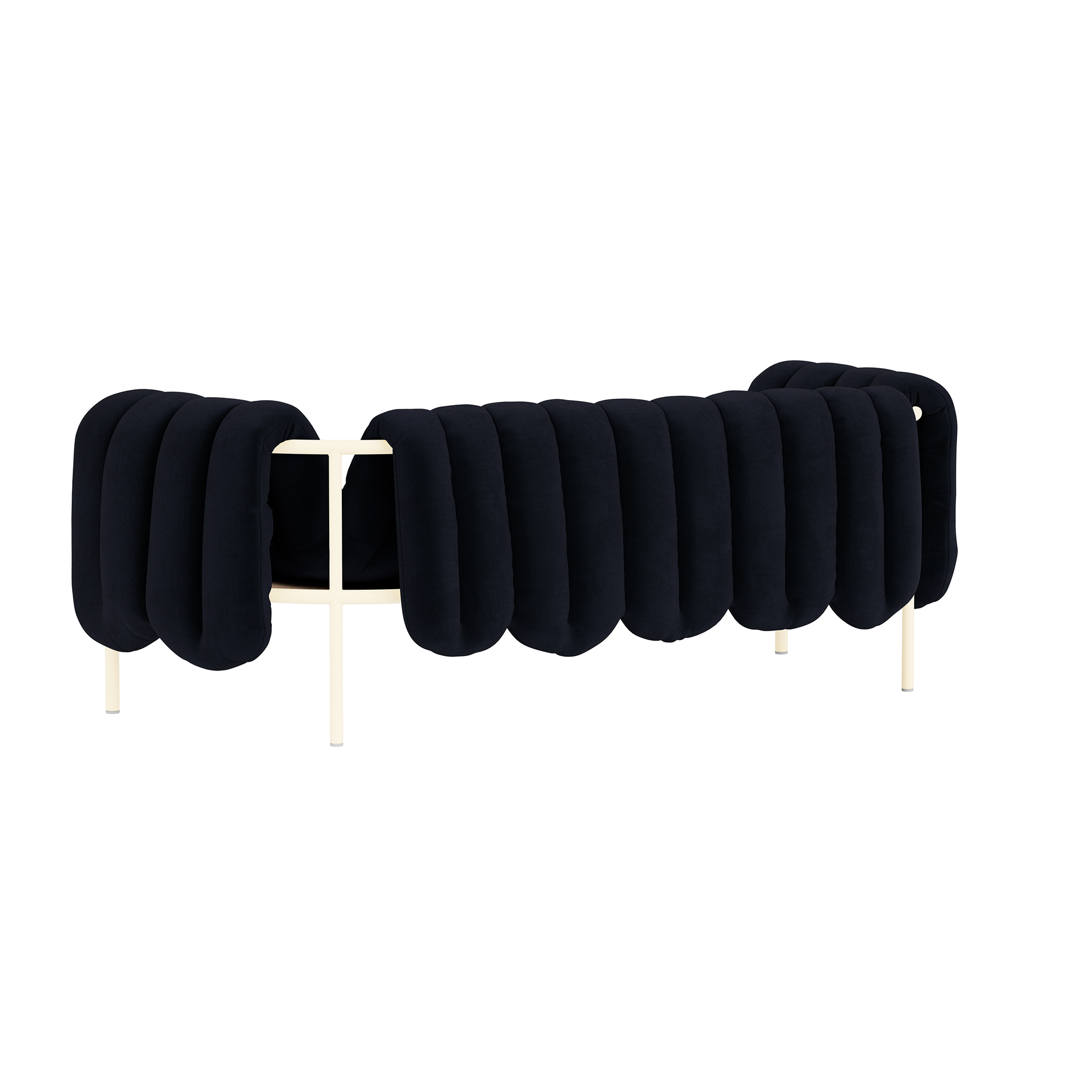 Puffy 2.5-seater Sofa, Velluto Coex VL30 / Cream, Art. no. 31864 (image 3)