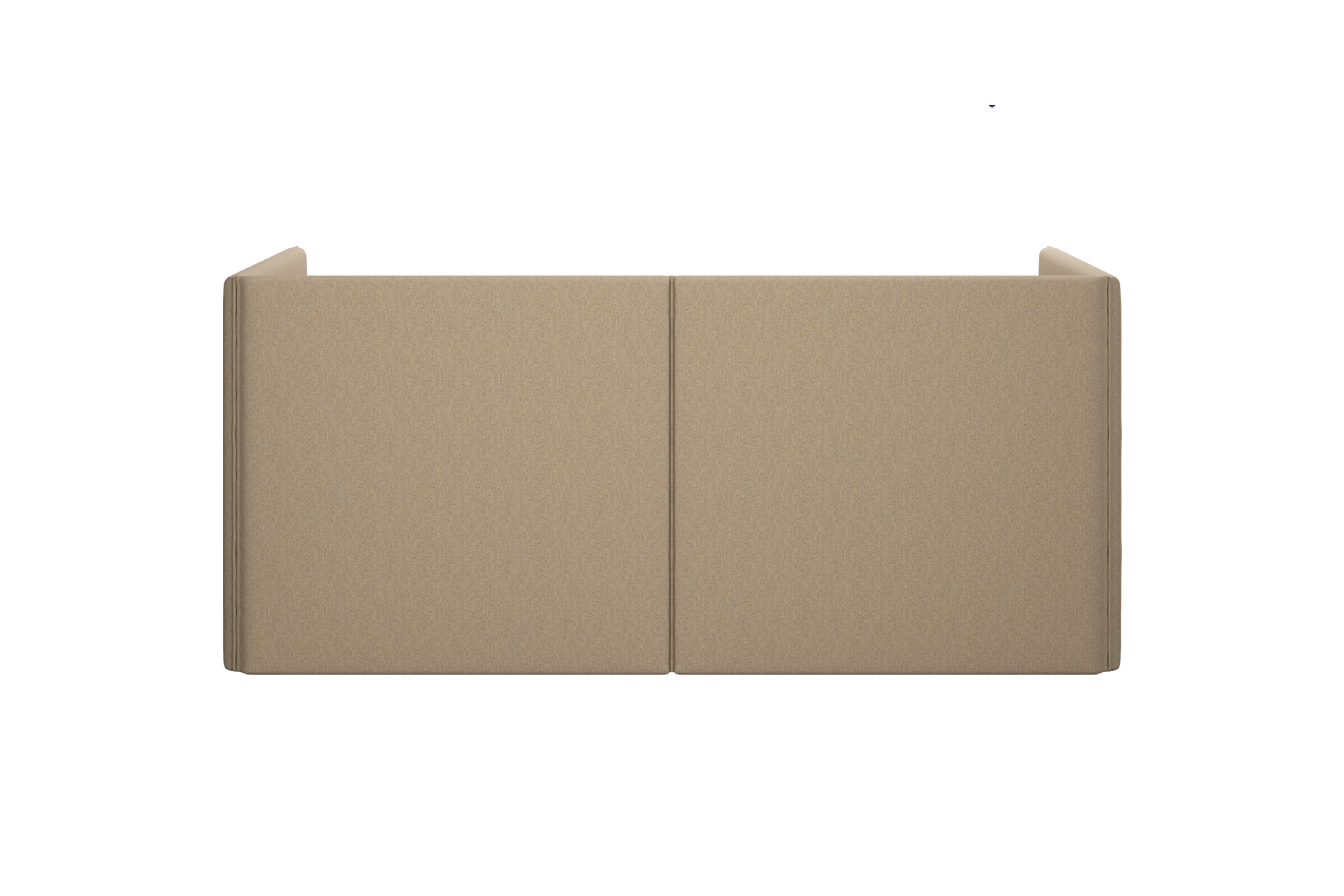 Palo Block 2-seater Sofa Medium Back with Armrests, Beige, Art. no. 31400 (image 2)