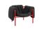 Puffy Lounge Chair, Anthracite / Traffic Red, Art. no. 20492 (image 1)