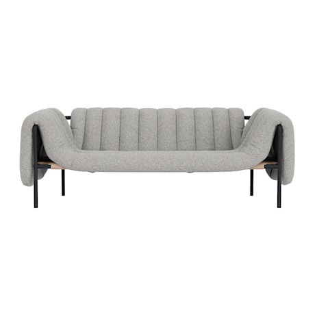Puffy 2.5-seater Sofa, Storr 3405 / Black Grey