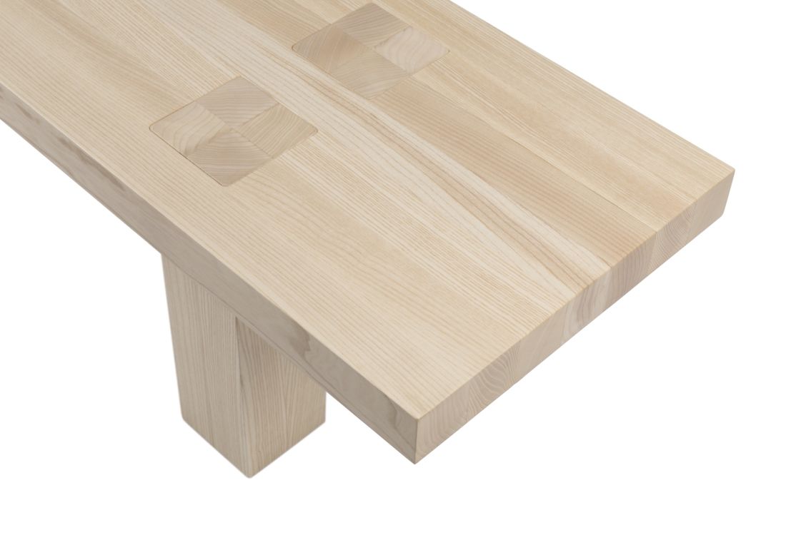 Max Table + Benches 250 cm / 98.4 in, Ash, Art. no. 20454 (image 7)