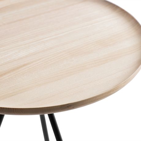 Key Side Table, Ash/Black