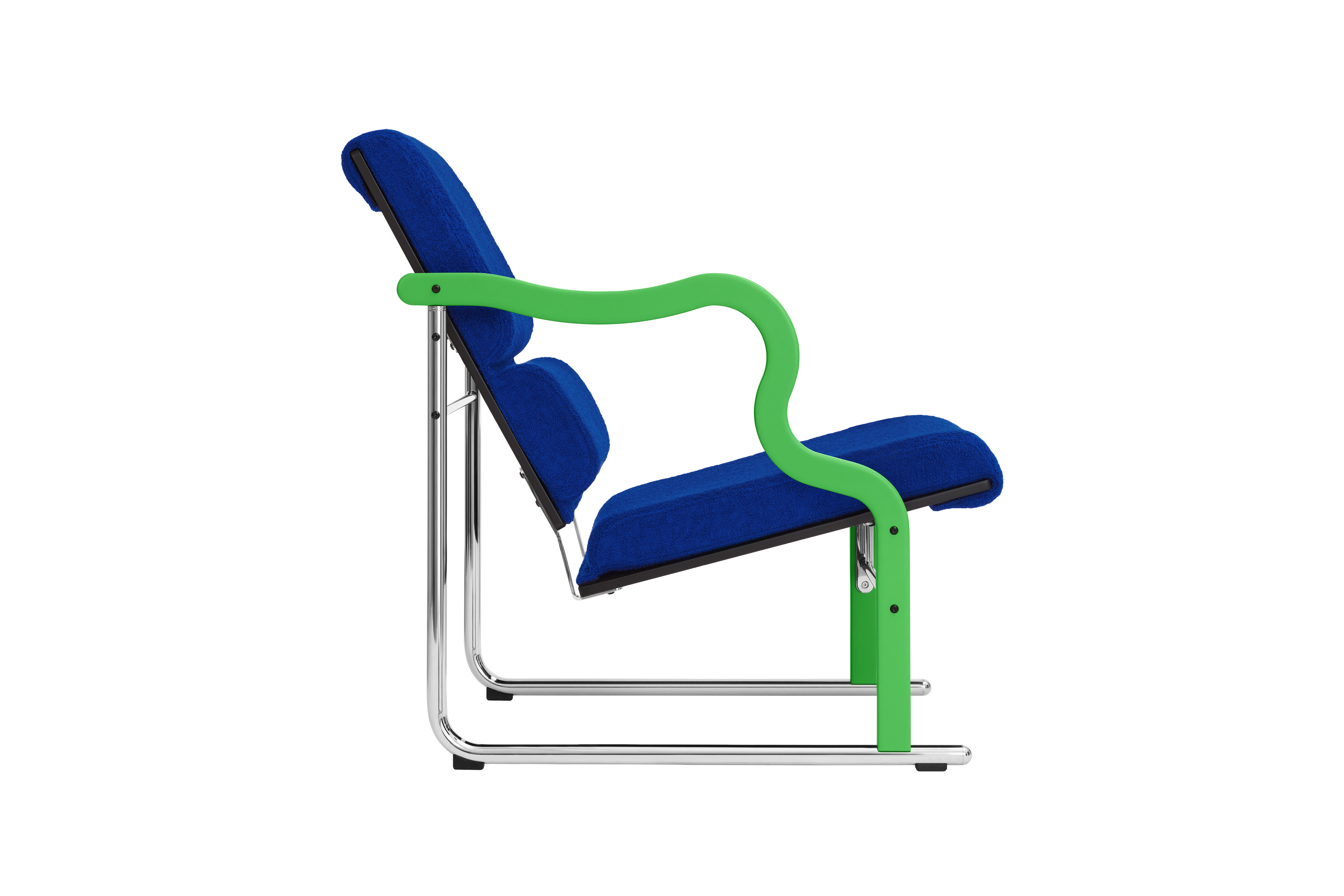 Experiment Lounge Chair, 501 / Green / Ultramarine, Art. no. 30940 (image 3)