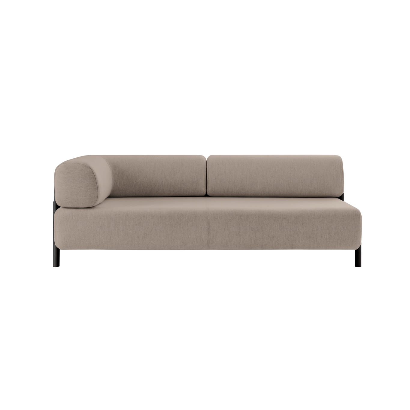 2-seater Sofa Chaise Left, Beige