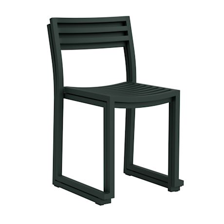 Chop Chair (Set of 2), Black Green