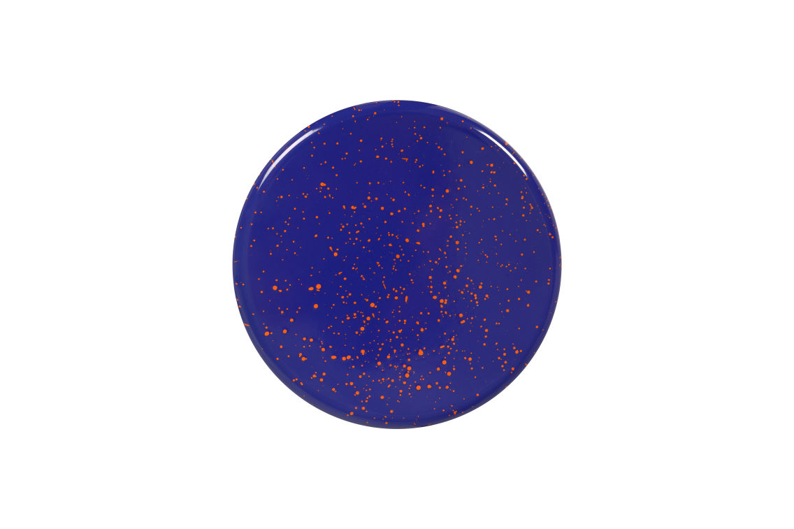 Last Stool, Blue / Orange Splatter, Art. no. 30316 (image 4)