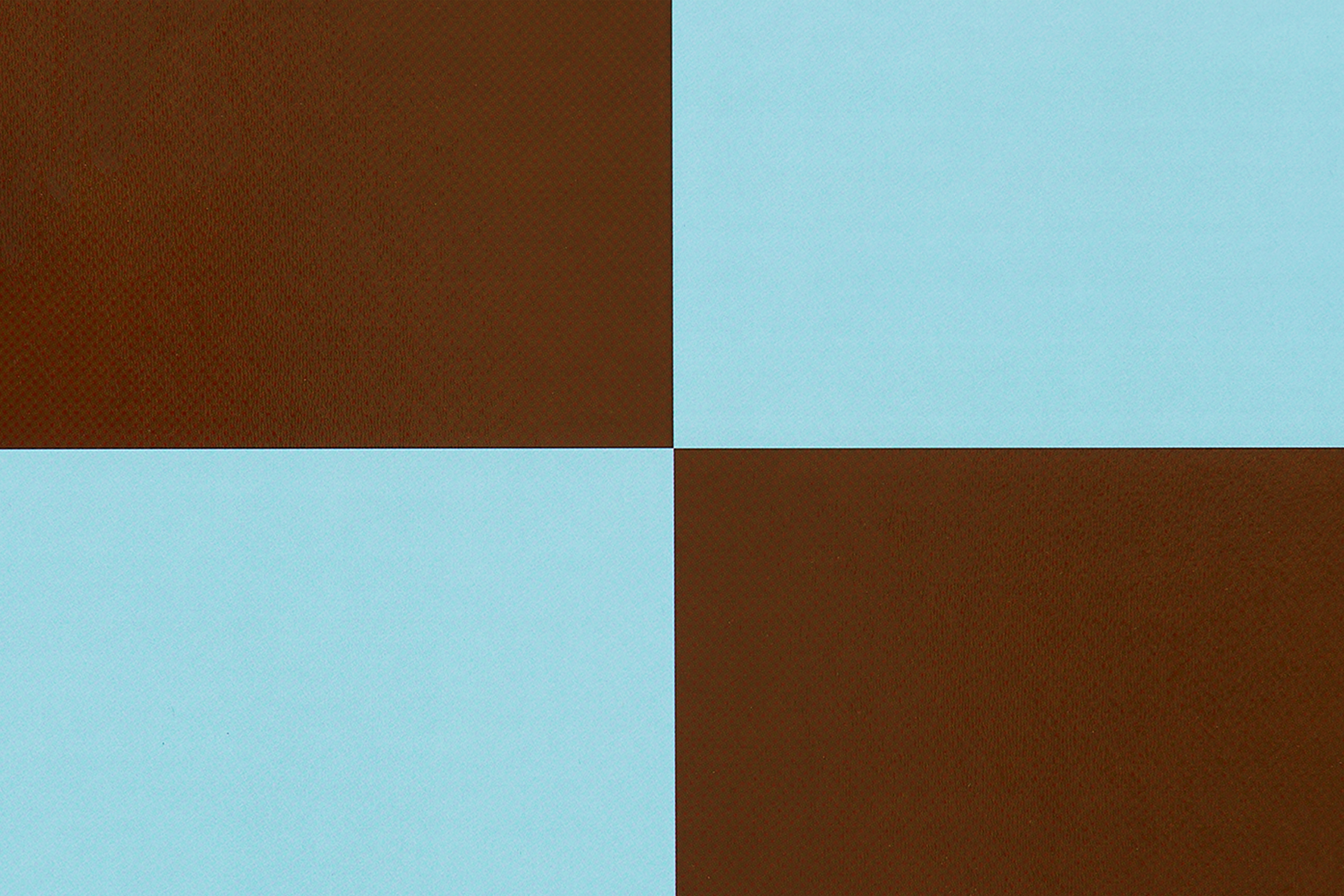 Check Placemat (Set of 2), Light Blue / Chocolate, Art. no. 31055 (image 3)