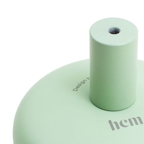 Punched Metal Hook Small, Pastel Green