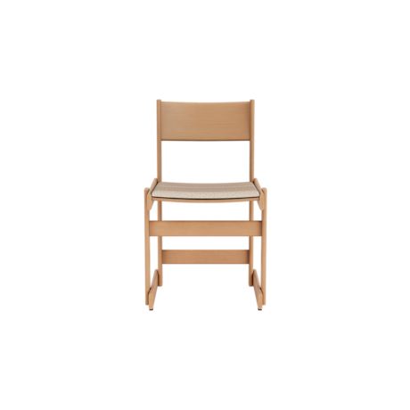 Bullnose Chair, Natural / Swan Seat Pad (UK)