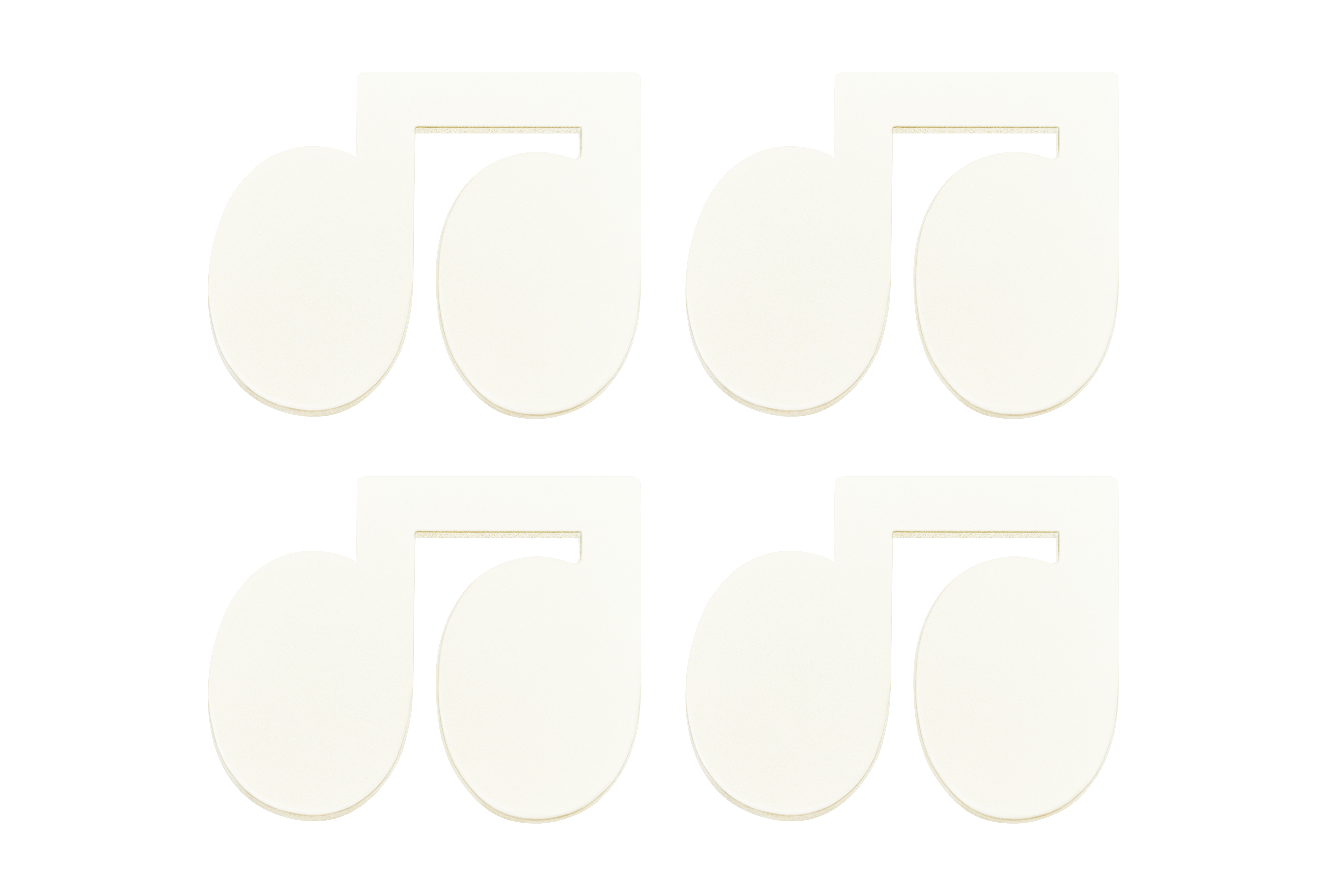 Disco Coasters (Set of 4), Cream, Art. no. 31065 (image 4)