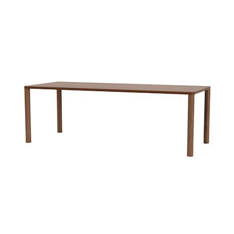 Log Table 220 cm / 86.6 in, Walnut