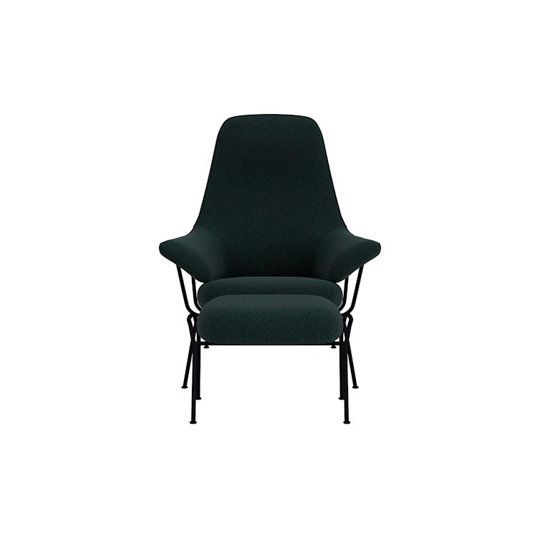 Hai Lounge Chair + Ottoman, Pine, Art. no. 93121 (image 2)