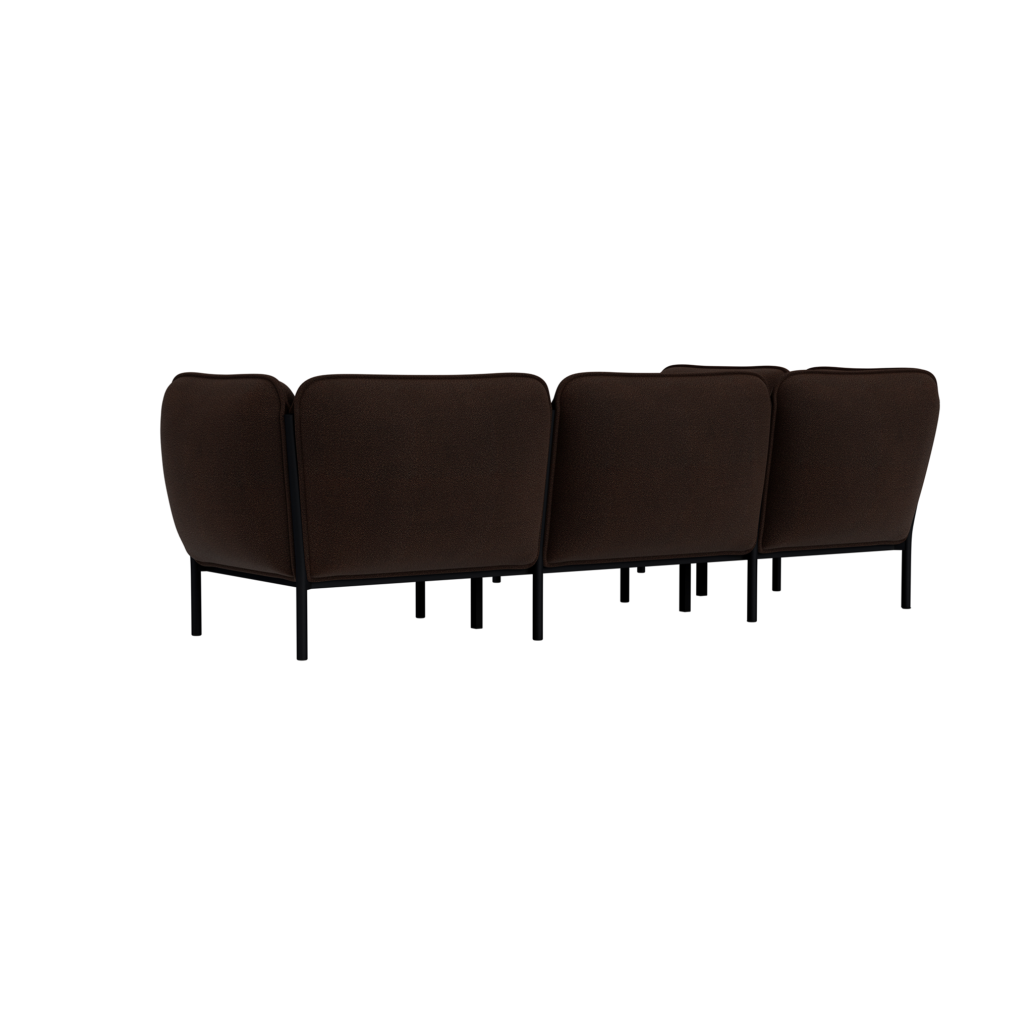 Kumo Corner Sofa Left with Armrest, Sera Rosewood, Art. no. 95606 (image 4)